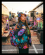 Electric Petals Puffer Jacket