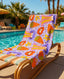 Strawberry Dreams Trippy Festival and Beach Towel