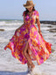 Sunset Harmony Midi Dress