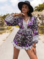 Festival Breeze Balloon Sleeve Romper