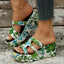 The Kelsey Floral Platform Sandals