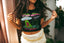 Disco With the Tribe Crop Top