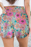 Floral Dream Elastic Waist Shorts