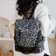 The Libby Leopard Luxe Backpack