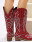 Geometric Groove Embroidered Festival Boots