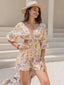 Paisley Groove Cut-Out Romper