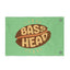 Featuring a green background with a brown, split oval design reminiscent of a hamburger bun and bold yellow “BASS HEAD” lettering across the center, this Bass Music Festival Flag is perfect as an EDM Festival Totem or Basshead Camp Decor. The flag includes two metal grommets on the right side for easy hanging at raves, camping, or your next festival.