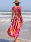 Sunset Harmony Midi Dress