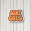 Stay Gold Retro Pillow