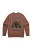 Cozy Desert Disco Crewneck featuring vibrant festival-inspired design, ideal for boho fashion enthusiasts