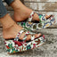 The Kelsey Floral Platform Sandals