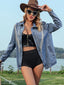 Desert Star Studded Denim Festival Jacket