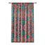 Festival-style Retro Window Curtain with bold retro prints, perfect for cozy living rooms or boho bedroom makeovers