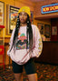 Psychedelic graphic Funkadelic Abduction Crewneck sweater, cozy, colorful, and perfect for music festival adventures