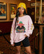 Funkadelic Abduction Crewneck in bold psychedelic colors, cozy and stylish festival sweatshirt for men and women and alien lovers 