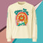 Cosmic Bloom Rainbow Long Sleeve Tee