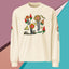 Retro Flower Child Long Sleeve Tee