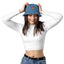 Electric Tiger Bolt Embroidered Denim Bucket Hat