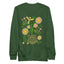 Embroidered Plant Tribe Smiley Crewneck Sweatshirt