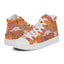 Retro Groove High Top Canvas Sneakers